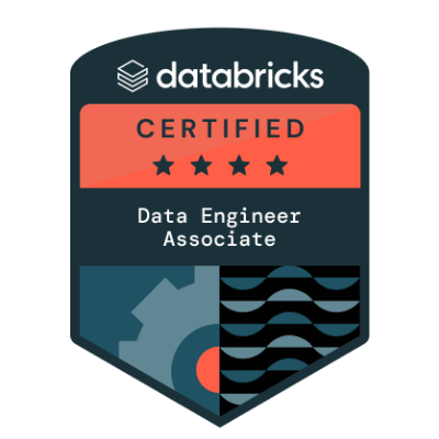 Databricks Certified Data Engineer Associate badge, issued by Databricks